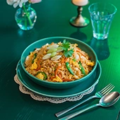 Schezwan Egg Fried Rice