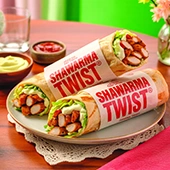 Chicken Cheese Shawarma